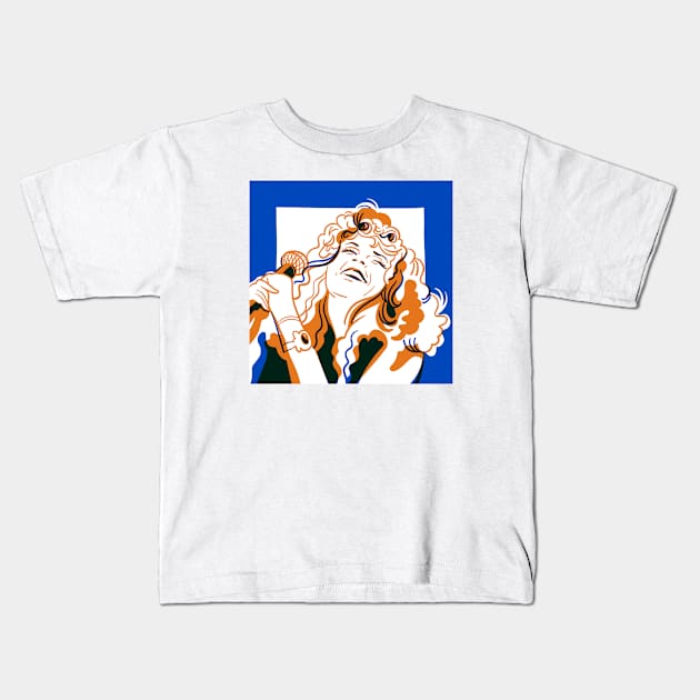 Stevie Nicks Kids T-Shirt by JordanKay